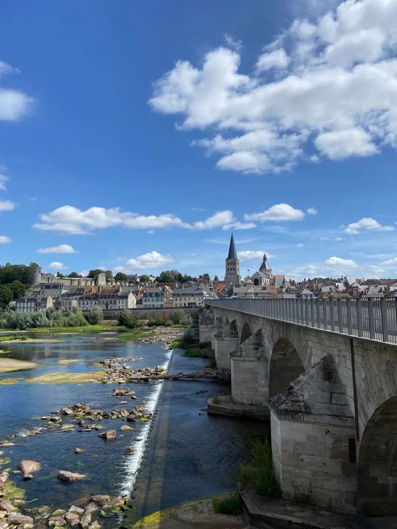 Roanne et son pont sur la Loire